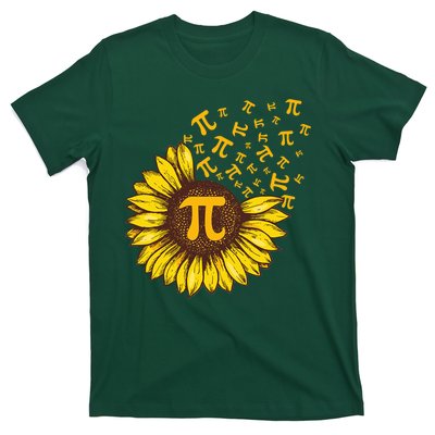 Pi Day Sunflower Floral Flower T-Shirt