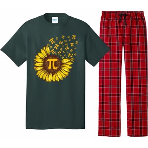 Pi Day Sunflower Floral Flower Pajama Set