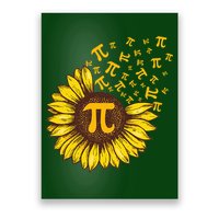 Pi Day Sunflower Floral Flower Poster