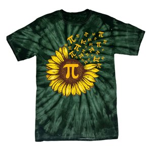 Pi Day Sunflower Floral Flower Tie-Dye T-Shirt