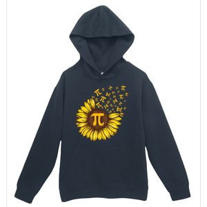 Pi Day Sunflower Floral Flower Urban Pullover Hoodie