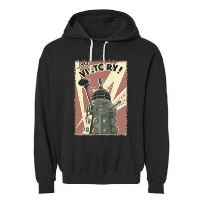 Propoganda Dalek Scifi Fan 60th Anniversary Garment-Dyed Fleece Hoodie