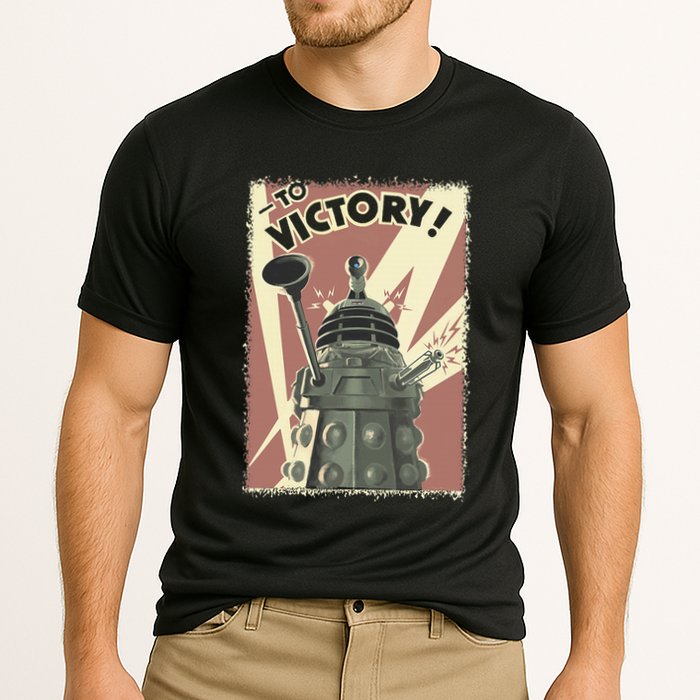 Propoganda Dalek Scifi Fan 60th Anniversary Cooling Performance Crew T-Shirt