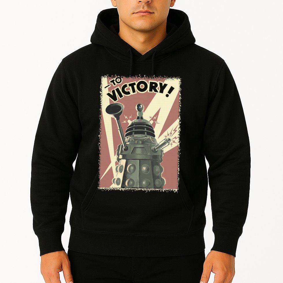 Propoganda Dalek Scifi Fan 60th Anniversary Hoodie
