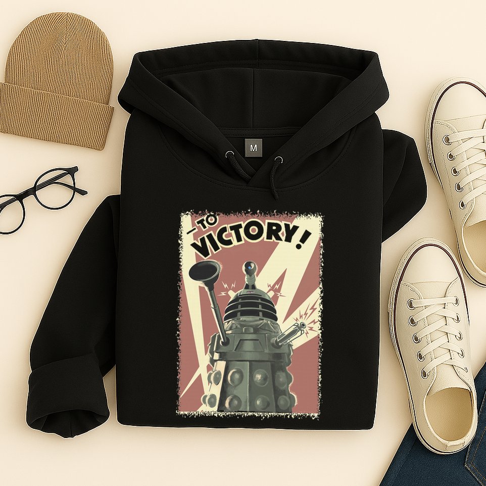 Propoganda Dalek Scifi Fan 60th Anniversary Hoodie