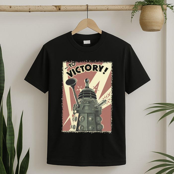 Propoganda Dalek Scifi Fan 60th Anniversary T-Shirt