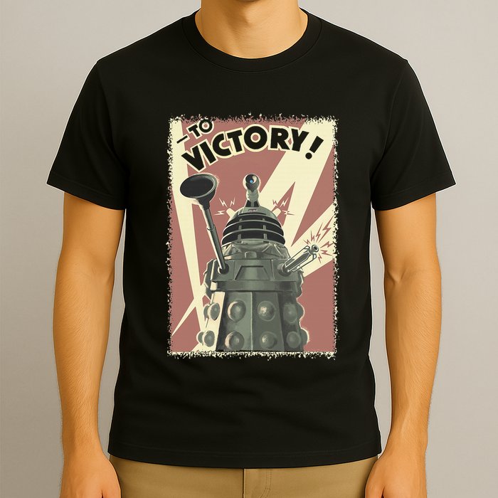 Propoganda Dalek Scifi Fan 60th Anniversary T-Shirt