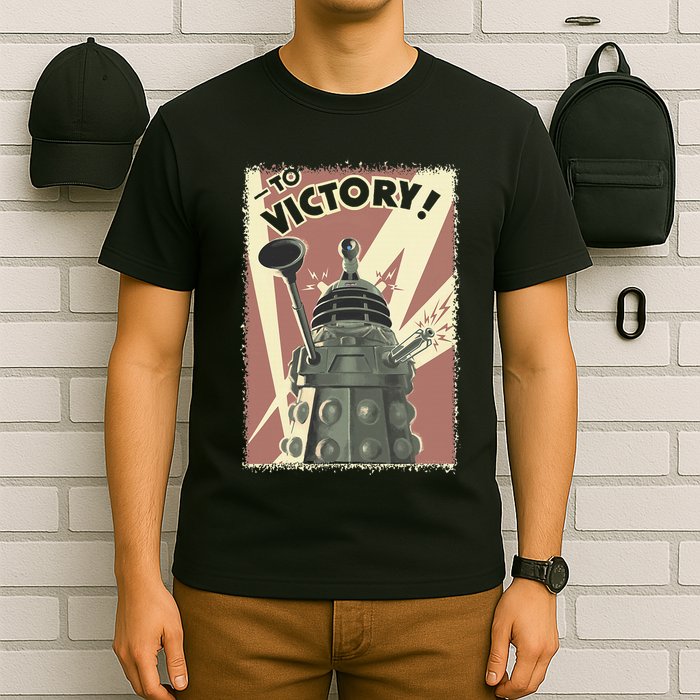 Propoganda Dalek Scifi Fan 60th Anniversary T-Shirt