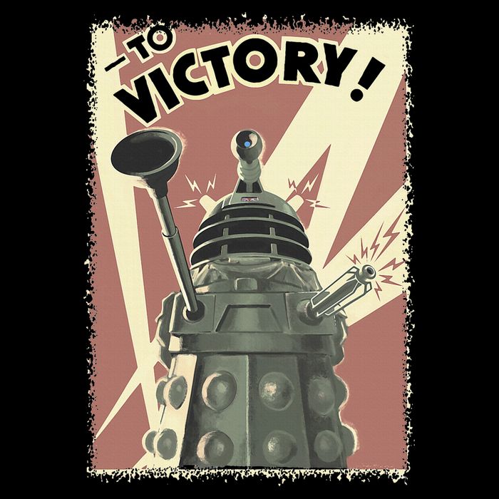 Propoganda Dalek Scifi Fan 60th Anniversary T-Shirt