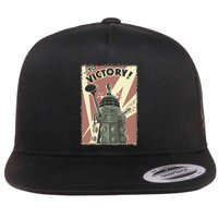Propoganda Dalek Scifi Fan 60th Anniversary Flat Bill Trucker Hat
