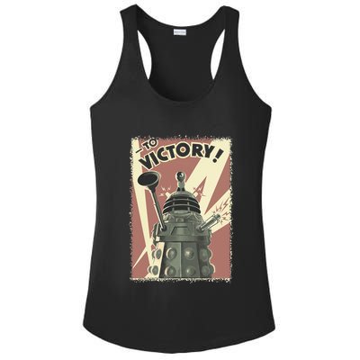 Propoganda Dalek Scifi Fan 60th Anniversary Ladies PosiCharge Competitor Racerback Tank