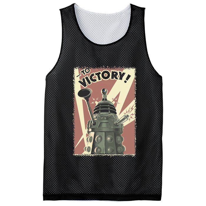 Propoganda Dalek Scifi Fan 60th Anniversary Mesh Reversible Basketball Jersey Tank