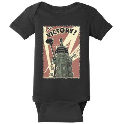 Propoganda Dalek Scifi Fan 60th Anniversary Baby Bodysuit