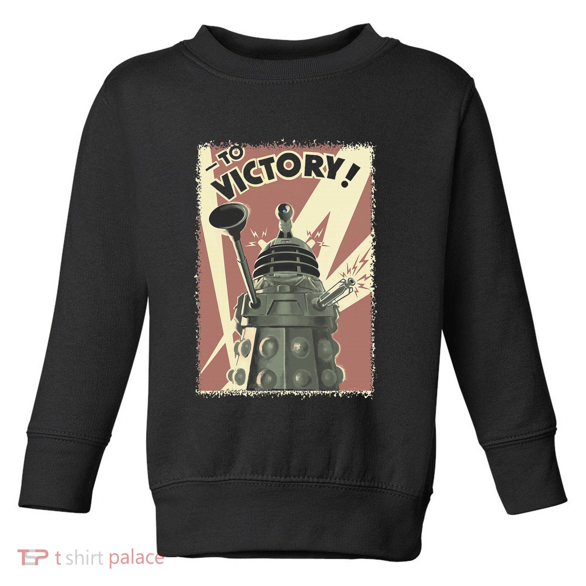 Propoganda Dalek Scifi Fan 60th Anniversary Toddler Sweatshirt