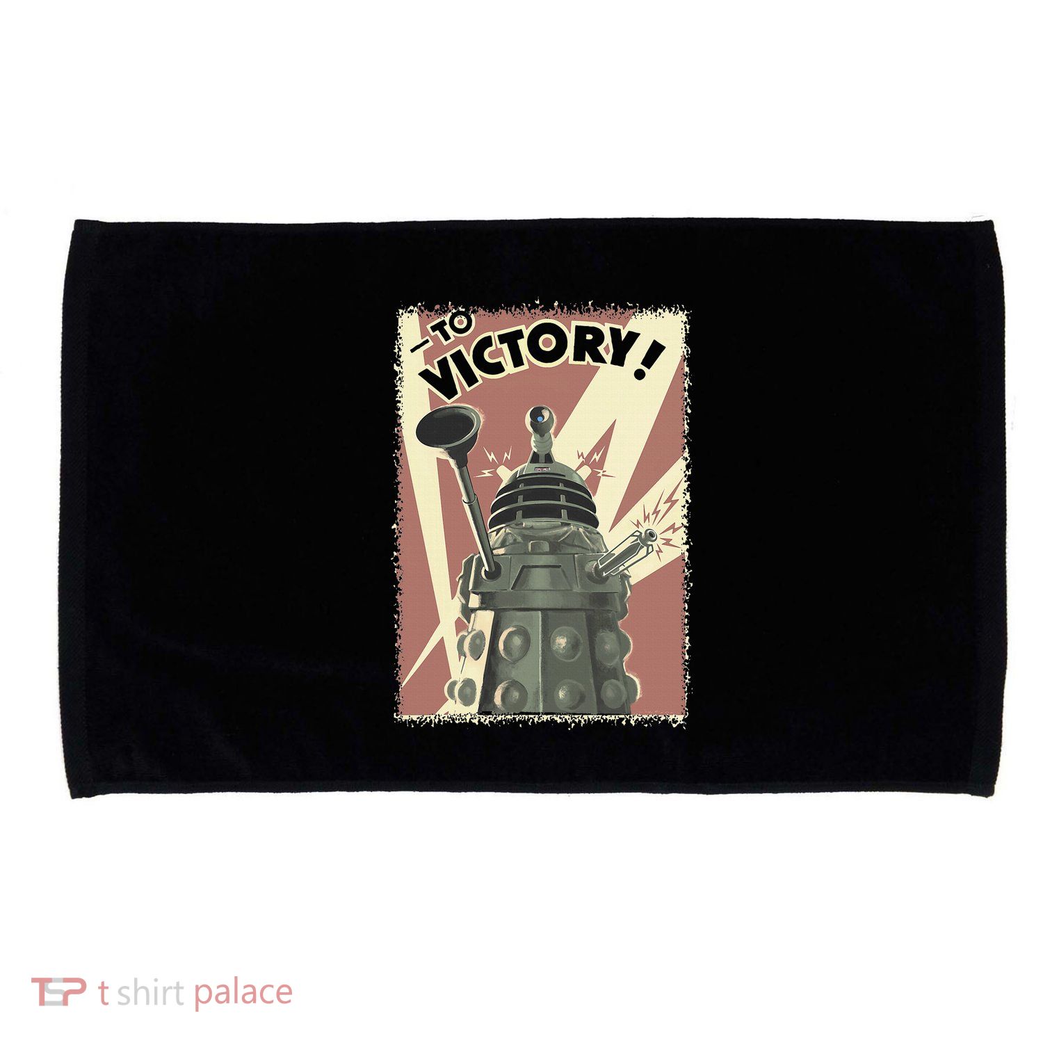 Propoganda Dalek Scifi Fan 60th Anniversary Microfiber Hand Towel