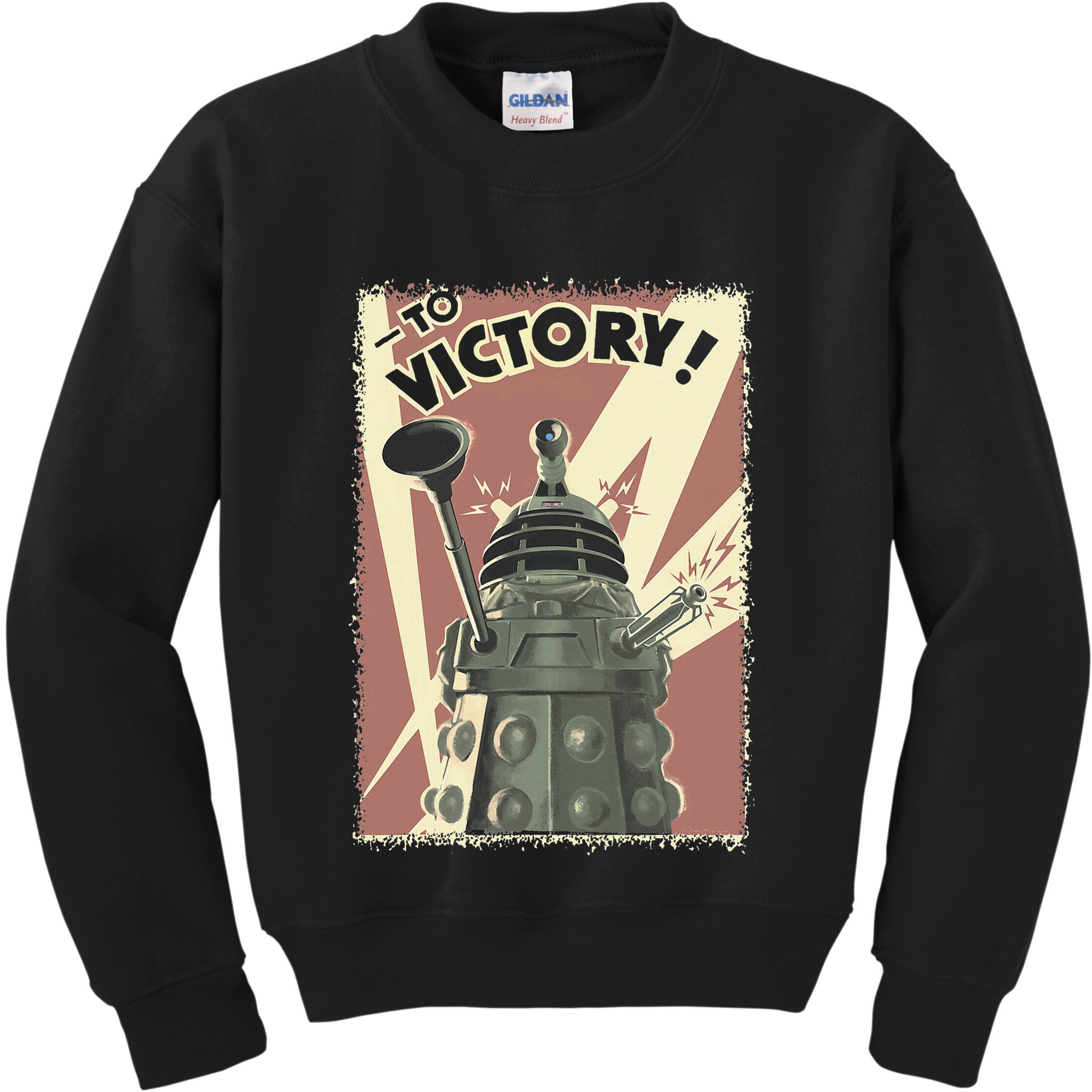 Propoganda Dalek Scifi Fan 60th Anniversary Kids Sweatshirt