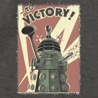 Propoganda Dalek Scifi Fan 60th Anniversary Vector Backpack