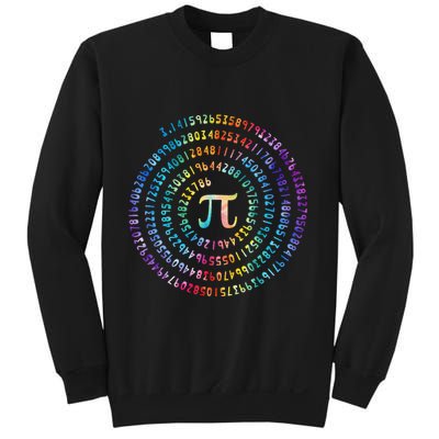 Pi Day Spiral Pi Math Design For Pi Day 3.14 Mathematical Sweatshirt