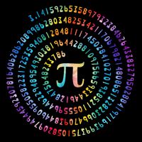 Pi Day Spiral Pi Math Design For Pi Day 3.14 Mathematical 7-Panel Snapback Hat