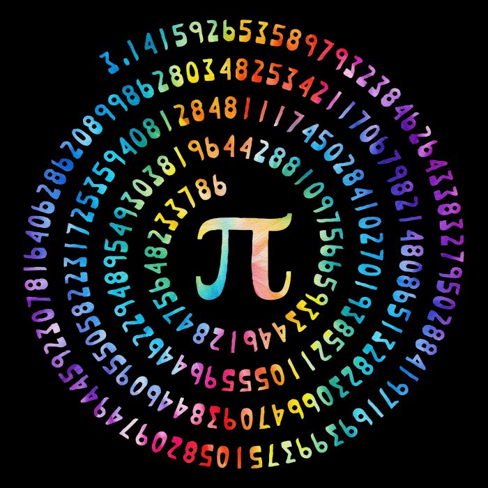 Pi Day Spiral Pi Math Design For Pi Day 3.14 Mathematical 7-Panel Snapback Hat