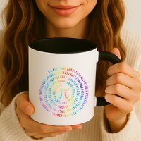 Pi Day Spiral Pi Math Design For Pi Day 3.14 Mathematical Coffee Mug
