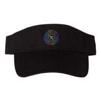 Pi Day Spiral Pi Math Design For Pi Day 3.14 Mathematical Valucap Bio-Washed Visor
