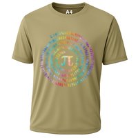 Pi Day Spiral Pi Math Design For Pi Day 3.14 Mathematical Cooling Performance Crew T-Shirt