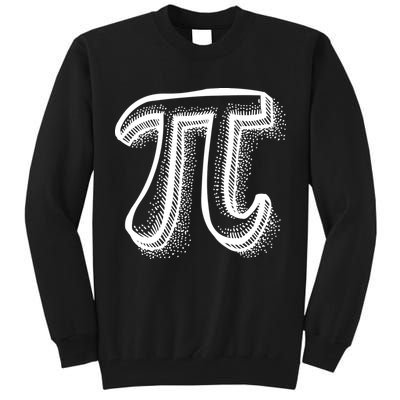 Pi Day Symbol Tall Sweatshirt