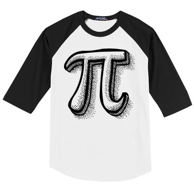 Pi Day Symbol Baseball Sleeve Shirt