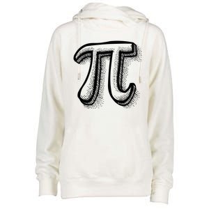 Pi Day Symbol Womens Funnel Neck Pullover Hood