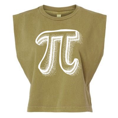 Pi Day Symbol Garment-Dyed Women's Muscle Tee