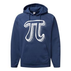 Pi Day Symbol Performance Fleece Hoodie