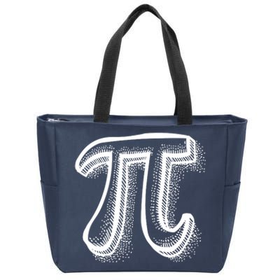 Pi Day Symbol Zip Tote Bag