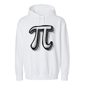 Pi Day Symbol Garment-Dyed Fleece Hoodie