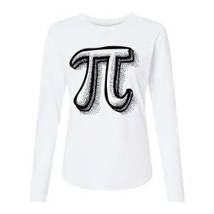 Pi Day Symbol Womens Cotton Relaxed Long Sleeve T-Shirt