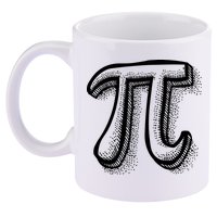 Pi Day Symbol 11oz C Handle Ceramic Mug