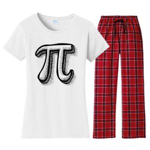 Pi Day Symbol Women's Flannel Pajama Set