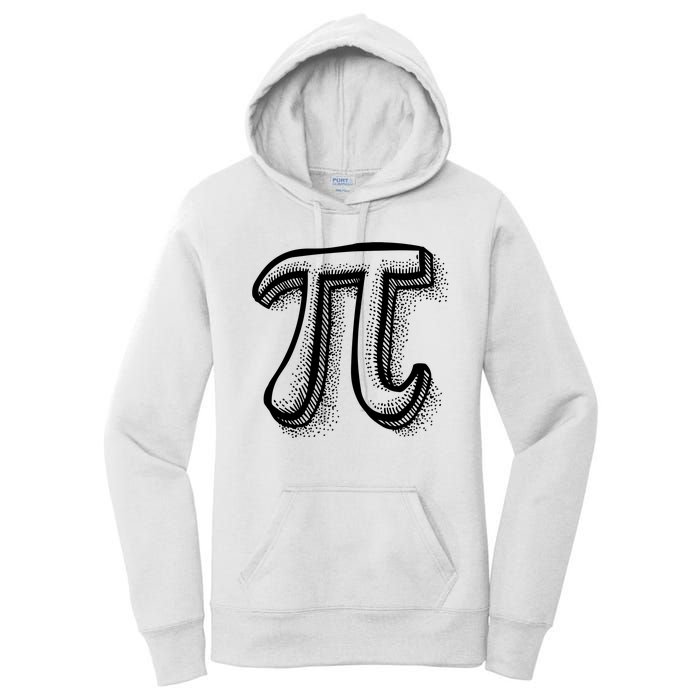 Pi Day Symbol Women's Pullover Hoodie