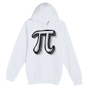 Pi Day Symbol Premium Pullover Hoodie