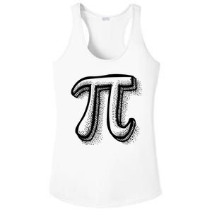 Pi Day Symbol Ladies PosiCharge Competitor Racerback Tank