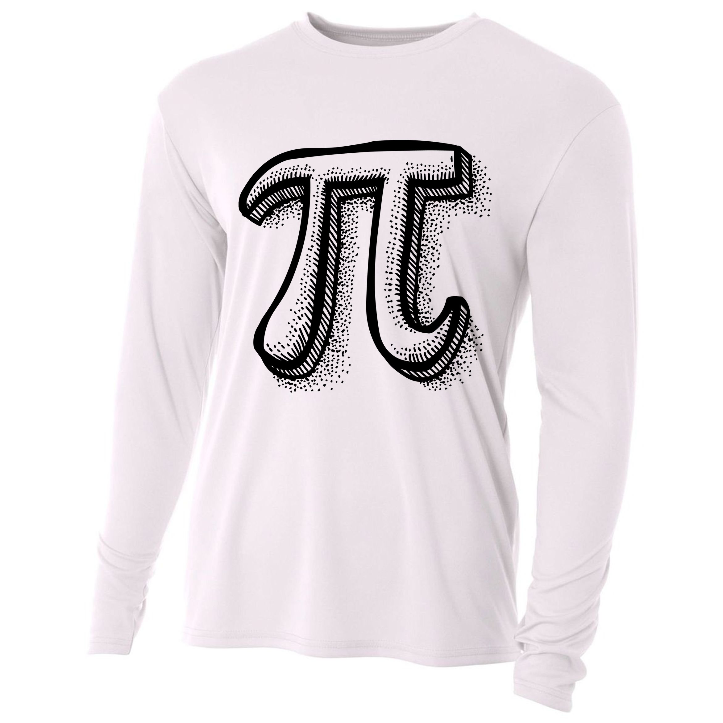 Pi Day Symbol Cooling Performance Long Sleeve Crew