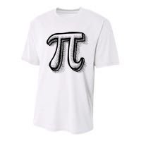 Pi Day Symbol Youth Performance Sprint T-Shirt
