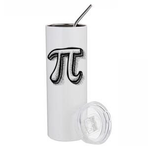 Pi Day Symbol Stainless Steel Tumbler