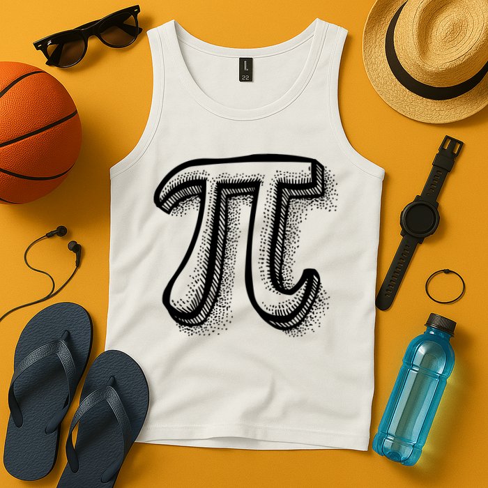 Pi Day Symbol Tank Top