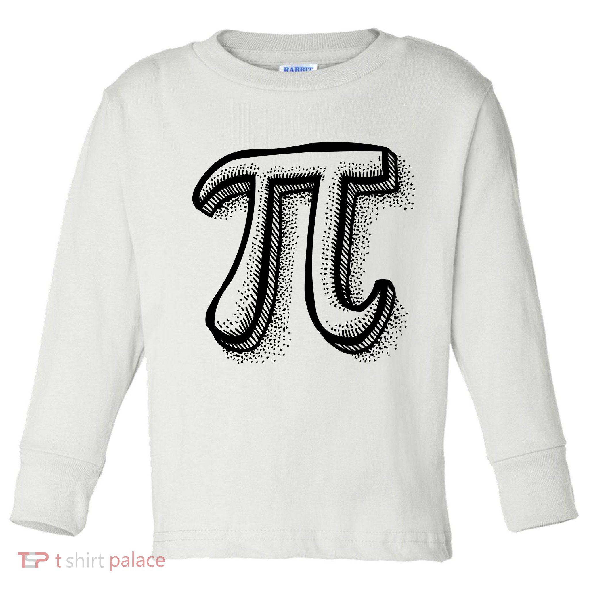Pi Day Symbol Toddler Long Sleeve Shirt