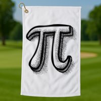 Pi Day Symbol Golf Towel