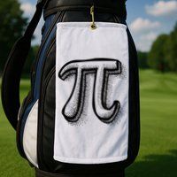 Pi Day Symbol Golf Towel