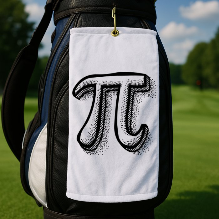 Pi Day Symbol Golf Towel