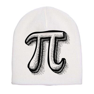 Pi Day Symbol Short Acrylic Beanie