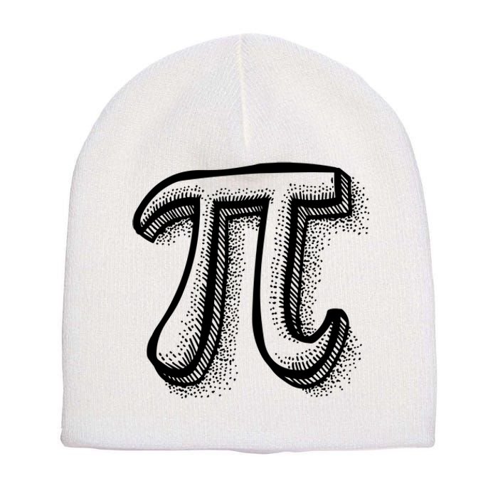 Pi Day Symbol Short Acrylic Beanie